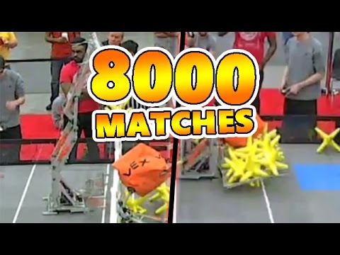 VEX Starstruck: Team 8000 Worlds Match Compilation