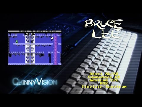 ChinnyVision - Ep 105 - Bruce Lee - Atari XL/XE, C64, CPC, MSX, Spectrum