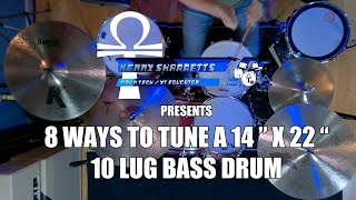 Video thumbnail for 8 WAYS TO TUNE A 14 X 22 BASS DRUM by Kenny Sharretts