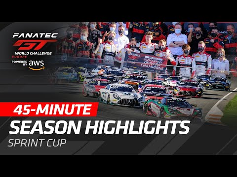 2021 Sprint Cup Season Highlights | Fanatec GT World Challenge Europe Powered by AWS