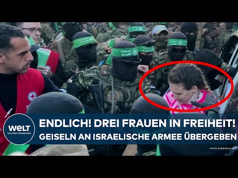 GAZA-DEAL: Endlich! Drei Frauen sind in Freiheit – Geiseln an israelische Armee übergeben