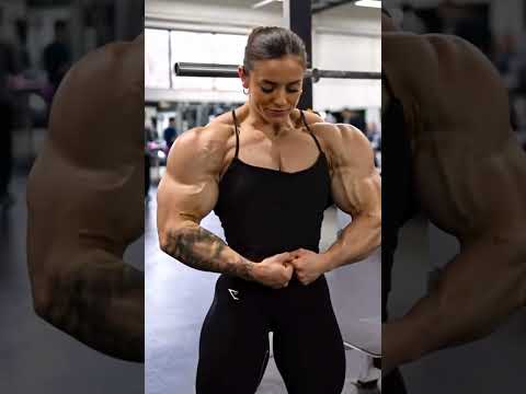 female bodybuilder looking massive #femalebodybuilding #bodybuildingmotivation