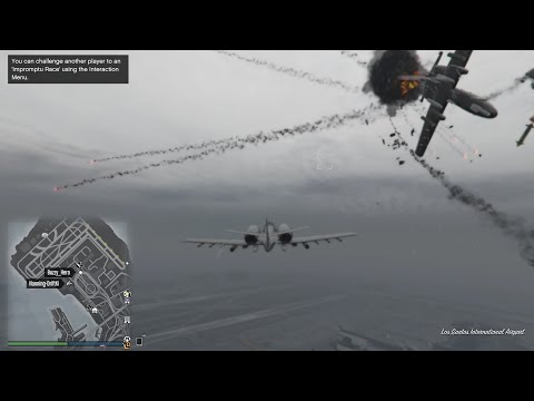 GTA 5 ONLINE: B11 Strikeforce Vs B11 Strikeforce Dogfight Battle