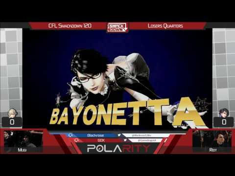 CFL Smackdown 120 WiiU - Riot (Bayonetta) vs Mugi (Corrin) - Losers Quarters