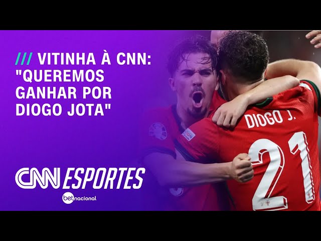 Vitinha diz à CNN que Portugal quer ganhar Copa por Diogo Jota | CNN NOVO DIA