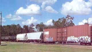 preview picture of video '956) BNSF 7290 Leads The NS 321 at Hahira, Georgia on September 25th, 2009'
