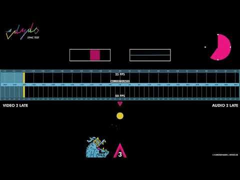 Audio Video  Lip Sync Test 1080p 50fps