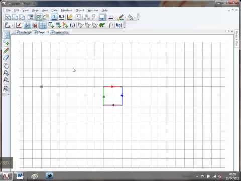 Mr Barton's Autograph Video 63 - Line Symmetry in Quadrilaterals