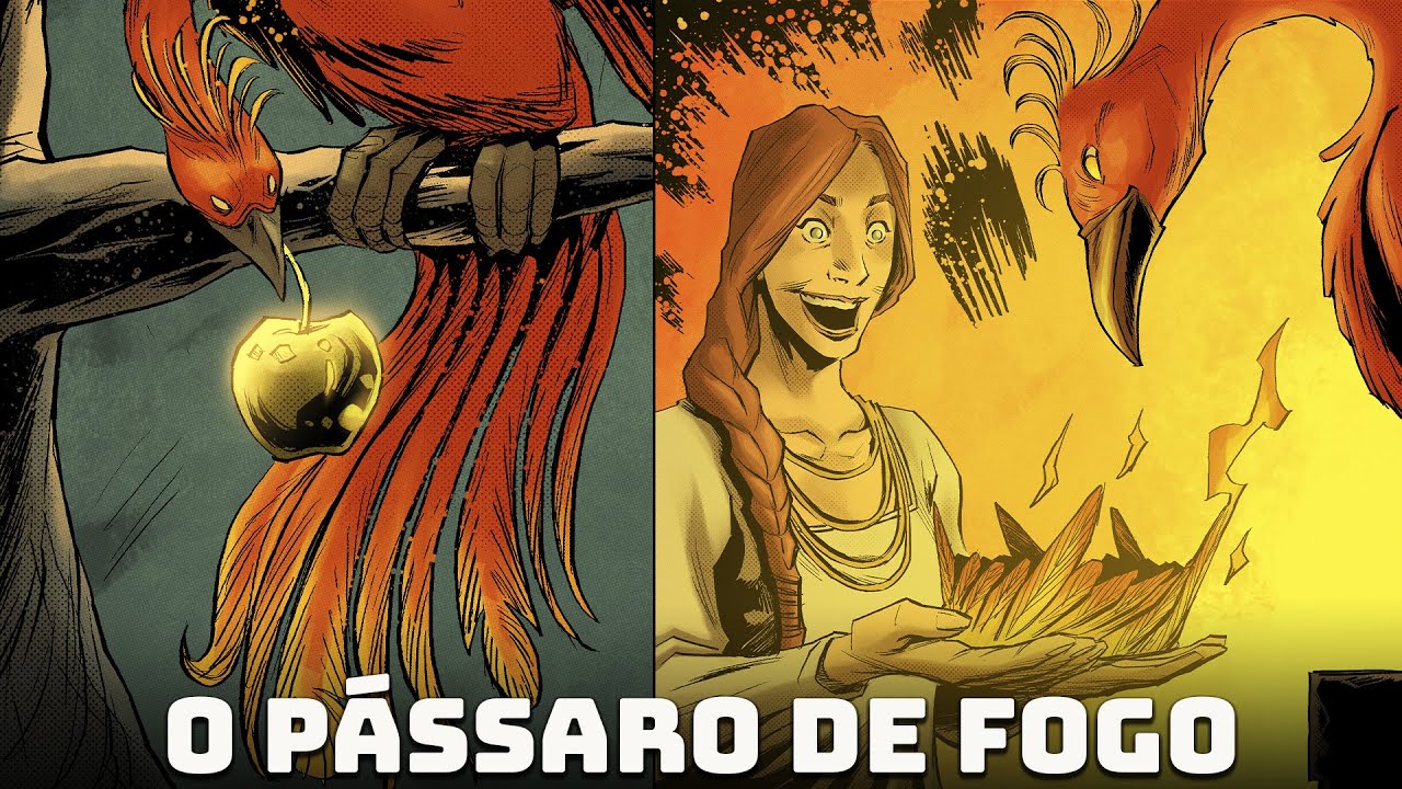 A Lenda do Pássaro de Fogo e da Princesa Vassilissa - Folclore Russo