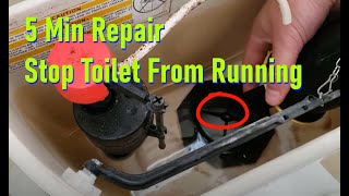 Stop Your Kohler Toilet From Running Water - Easy 5 Minute Repair