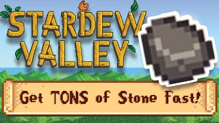 How to Quickly get TONS of Stone in Stardew Valley 1.5