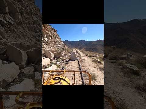 Abandoned Train Tracks, Vintage Rail Cart/Go Kart, Goat Canyon #railway #abandoned #train #asmr