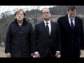 Francois Hollande, Angela Merkel and Mariano Rajoy visit Germanwings crash site Francois Hollande, Angela Merkel and Mariano Rajoy visit Germanwings crash site