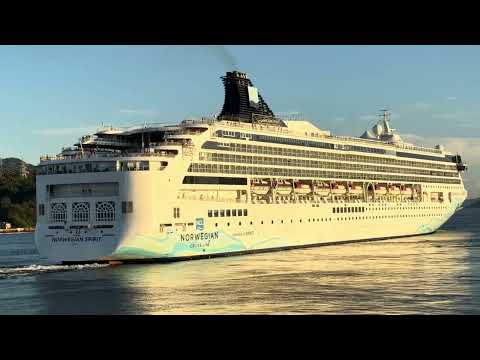 Thumbnail for クルーズ客船「NORWEGIAN SPIRIT（ノルウェージャン・スピリット）」　アメリカのクルーズ客船　広島港クルーズターミナル  広島市南区宇品海岸３丁目１２  #広島 #広島港 #クルーズ客船