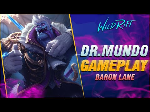 DR. MUNDO VS OLAF FULL GAMEPLAY | WILD RIFT | RANK GAME