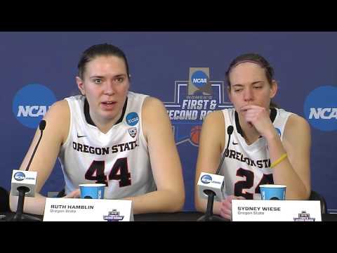 Oregon State WBB Postgame Press Conference vs Troy (NCAA First Round) 3/18/2016