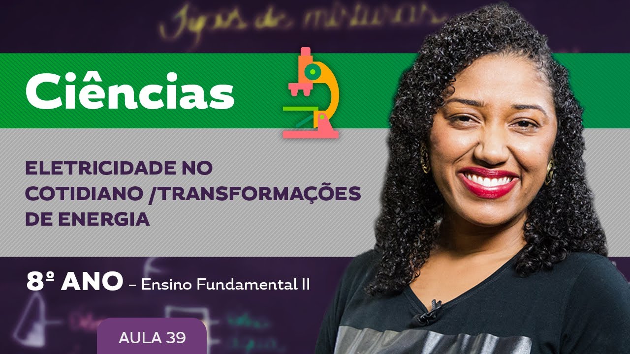 Eletricidade no Cotidiano/ Transformações de energia – Ciências – 8º ano – Ensino Fundamental