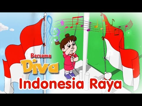 Indonesia Raya ( Lagu Kebangsaan Indonesia ) | Diva Bernyanyi | Lagu Anak Channel