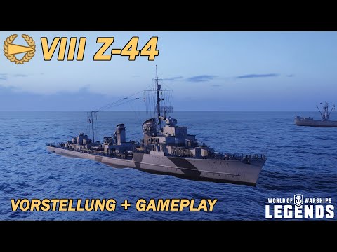 Z-44 - Vorstellung und erstes Gameplay - World of Warships Legends