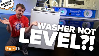 How to level a Samsung top load washing machine