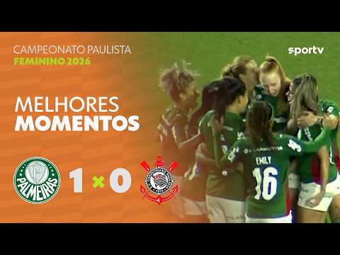 Gols e melhores lances de Palmeiras x Corinthians