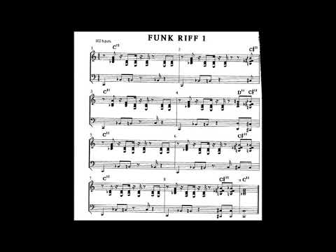 Andrew D. Gordon - riff 1 - jazz funk - tutorial lesson keyboard piano