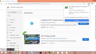 How to add IRCTC Magic Autofill extension in chrome