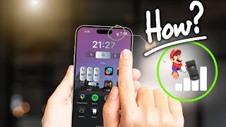 Crazy iPhone Hack: Add Mario to Your Status Bar in a minute!!
