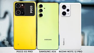 Samsung A54 vs Redmi Note 12 Pro vs Poco X5 Pro - Что лучше? Лучший Недорогой Смартфон 2023 Года