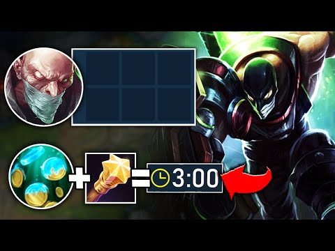 THIS ZERO ITEM SINGED START IS 5000 IQ (GET BLASTING WAND AT 3 MINUTES) - League of Legends