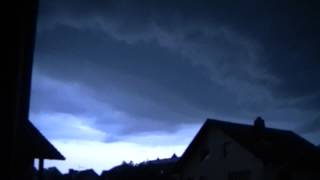 preview picture of video 'Gewitter Neu-Anspach 06.07.14'