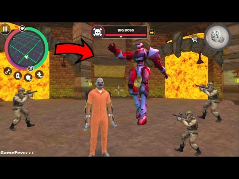Vegas Crime Simulator 2 (Electrician Joker vs Car  Robot Boss) Joker in Arena - Android Gameplay HD