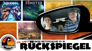 Unsere Brettspielwoche #44 im Rückspiegel mit: Paranormal Detectives : Demeter : Red Outpost uvm