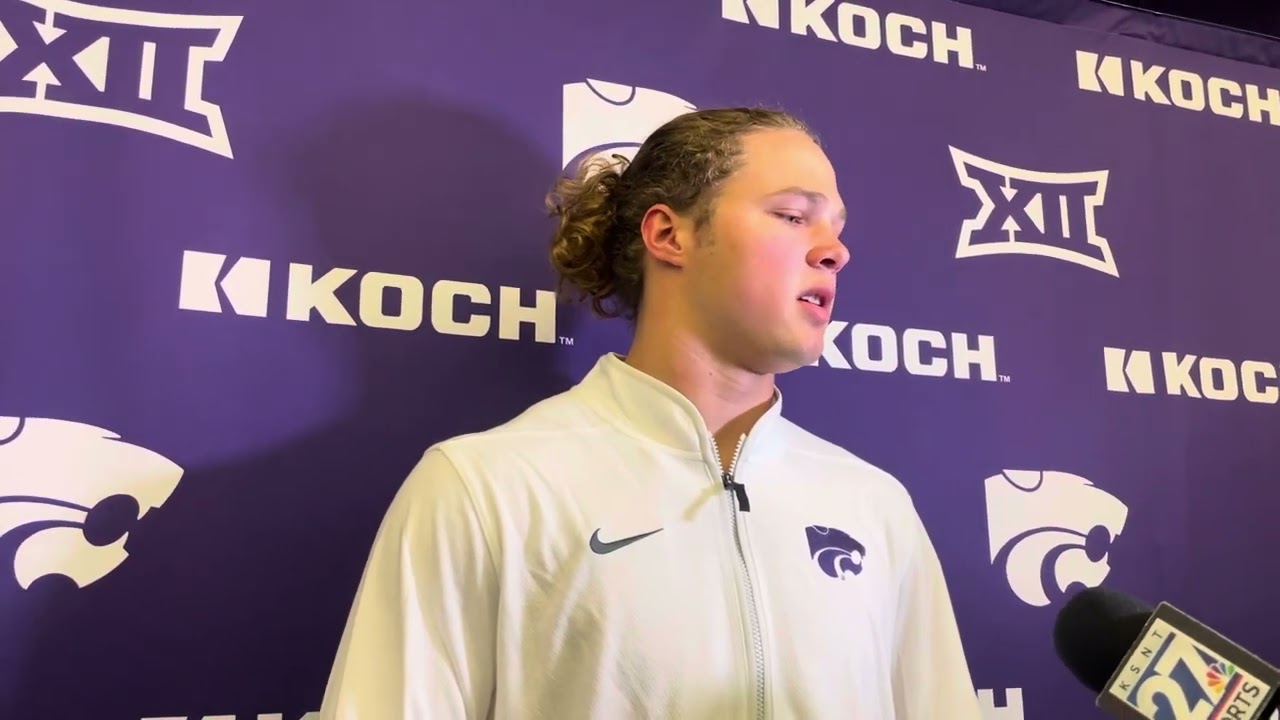 Kansas State QB Avery Johnson speaks about preparing for 2025 season