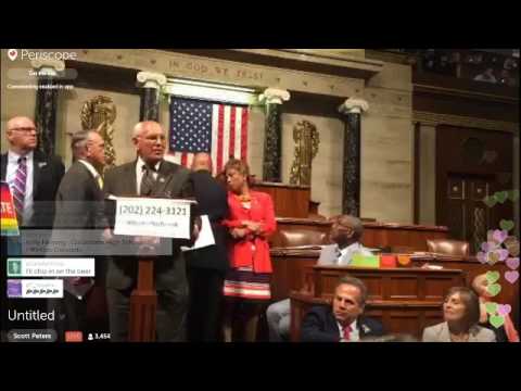 #NoBillNoBreak Periscope from House floor