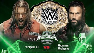 WWE 2K23 - Triple H VS Roman Reigns | WWE
