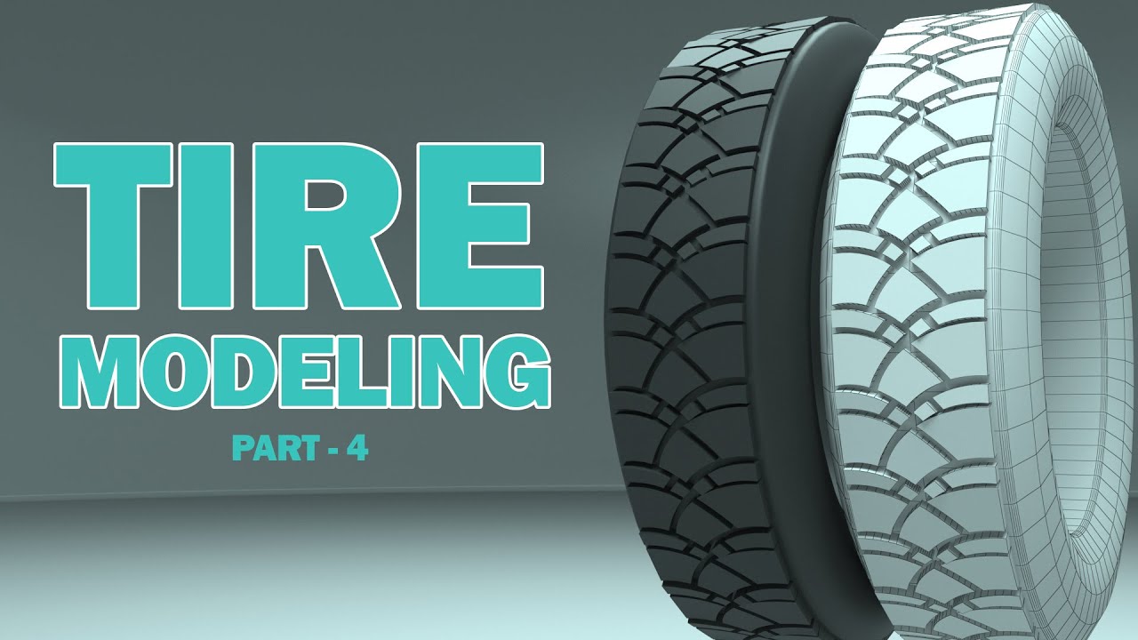 Tire Modeling | 3ds Max Tutorial | Part-4