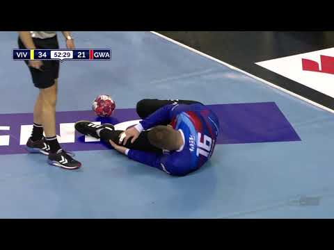 Shocking Goalkeeper Injury | Adama Malchera Lomza Vive Kielce - Gwardia Opole