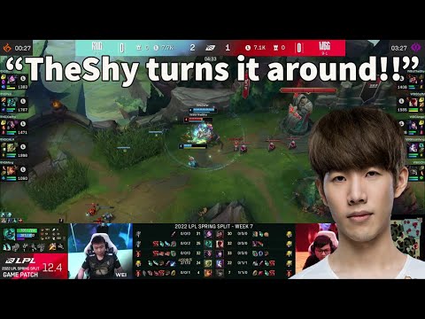 TheShy Makes An INSANE 2V1 OUTPLAY In The LPL!!!