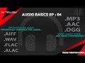 HT 04 Audio Basics Telugu What Is AAC MP3 FLAC ALAC OGG And WAV AIFF