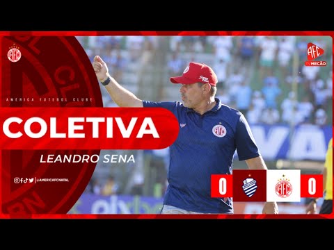 Coletiva Pós jogo CSA 0X0 América - Copa do Nord...
