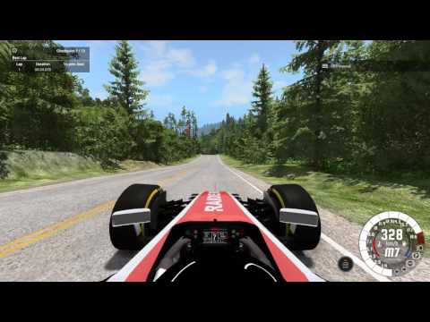BeamNG drive - High Speed Highway with FR17 in 1:17.260