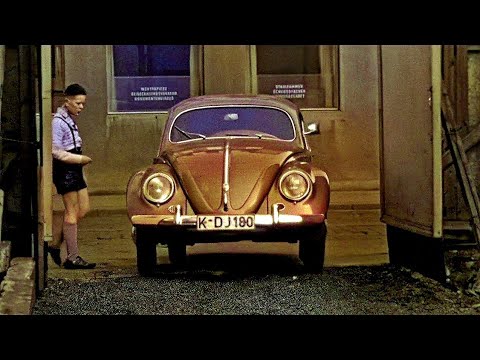 Köln 1958 - Wilde Tour mit Papas VW-Käfer - Cologne - VW beetle - koloriert - colorized