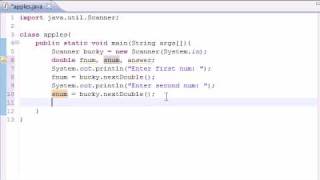 Java Programming Tutorial - 7 - Building a Basic Calculator
