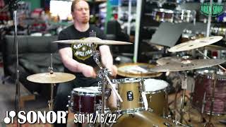 Video thumbnail for Sonor SQ1 Birch 12/16/22 Drum Set by West Coast Drum Shop
