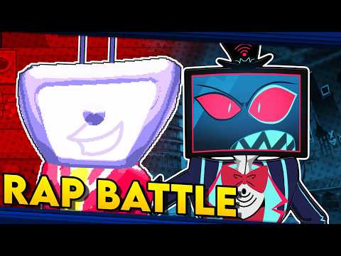 Tenna vs. Vox - DELTARUNE vs. Hazbin Hotel. RAP BATTLE! (DGPRB)