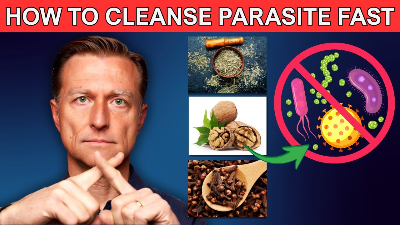 Parasite Cleanse for Humans with Dr Berg Recommendation | Wormwood Black Walnut Clove for Cleansing