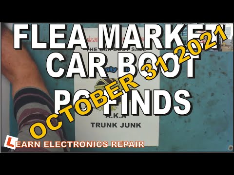 Learn Electronics Repair 6 CAR BOOTY 22 MARCH 2021