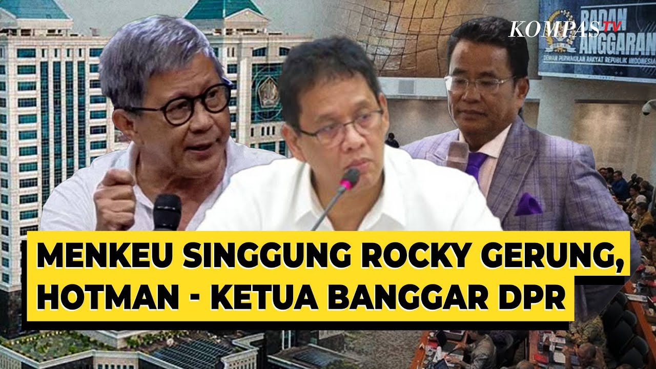 Komentar Menkeu Purbaya Kala Singgung Rocky Gerung, Hotman hingga Ketua Banggar DPR - PARASOT