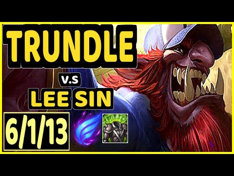 CANYON (TRUNDLE) vs LEE SIN - 6/1/13 KDA JUNGLE CHALLENGER GAMEPLAY - KR